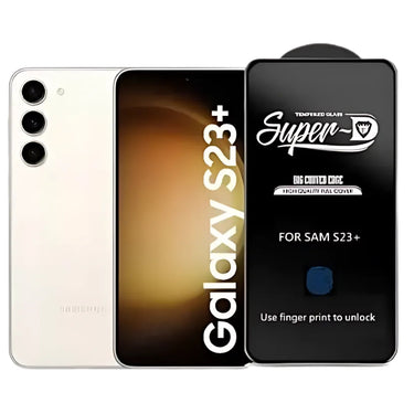 Tempered Glass Guard for Samsung Galaxy S23 Plus 5G | Full HD Screen Protector | Edge-to-Edge Coverage | Anti-Scratch, Easy Installation Kit